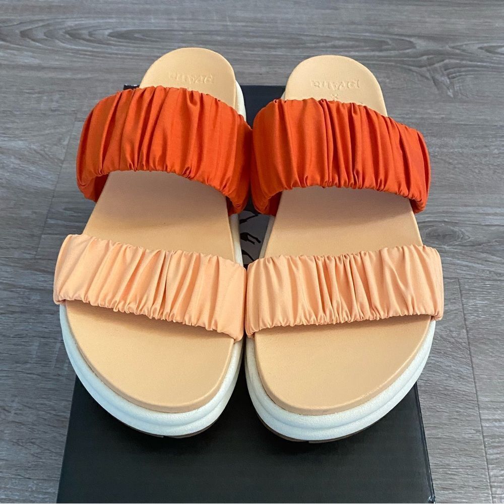 WOMEN'S SOREL X PRANA ROAMING TWO STRAP SLIDE SANDAL, Size 8.5